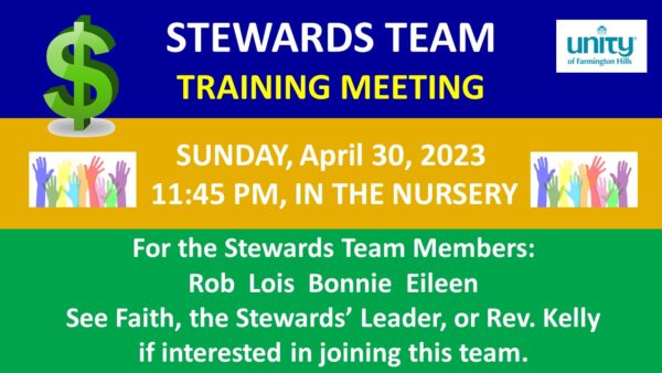 stewards team meeting