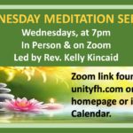 meditation wednesday in person and zoom