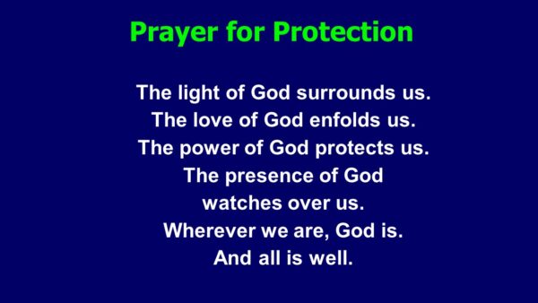 prayer for protection slide