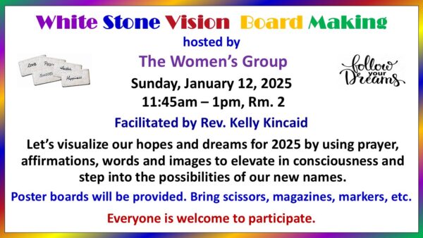 white stone vision board making women\\\'s group event 01 12 25 1