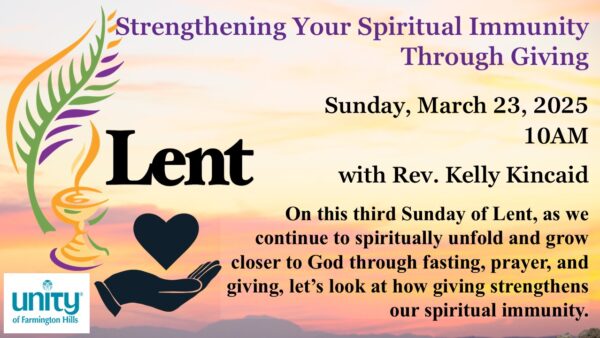 3rd sunday of lent 03 23 25 strengthening your spiritual immunity through giving