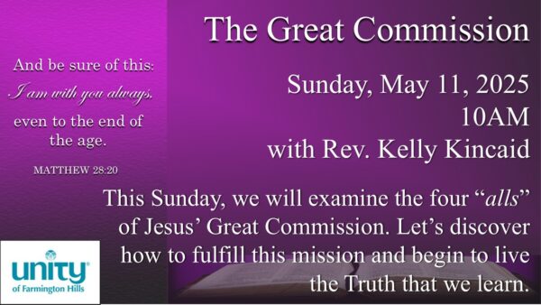 the great commission 05 18 25