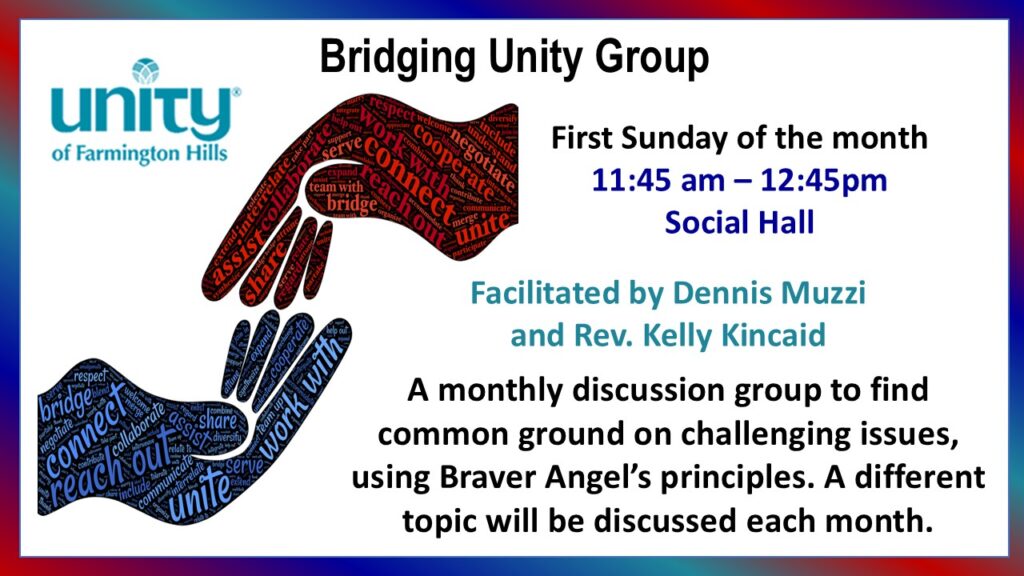 bridging unity discussion group promo slide 06 27 25