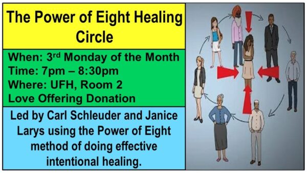 power of 8 healing circle 3rd monday