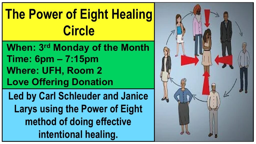 power of 8 healing circle updated times