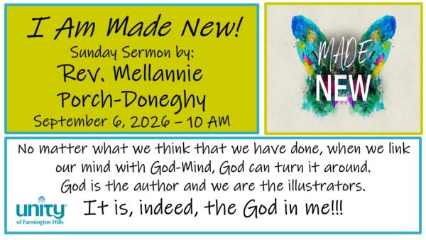 made new sermon rev mellannie 9 6 26